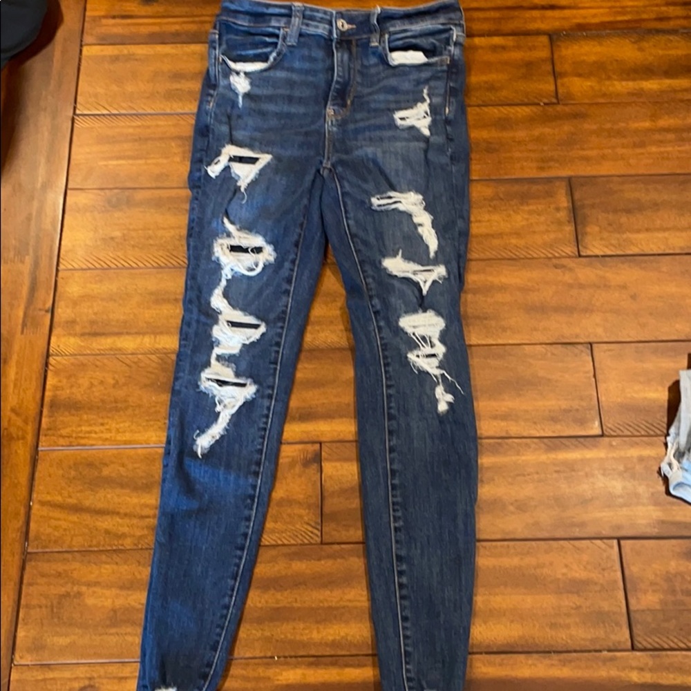 American super eagle high rise skinny jeans